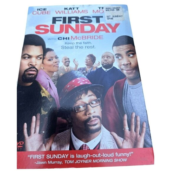 First Sunday DVD Comedy Movie Featuring Ice Cube Katt Williams & Tracy Morgan - Picture 1 of 2
